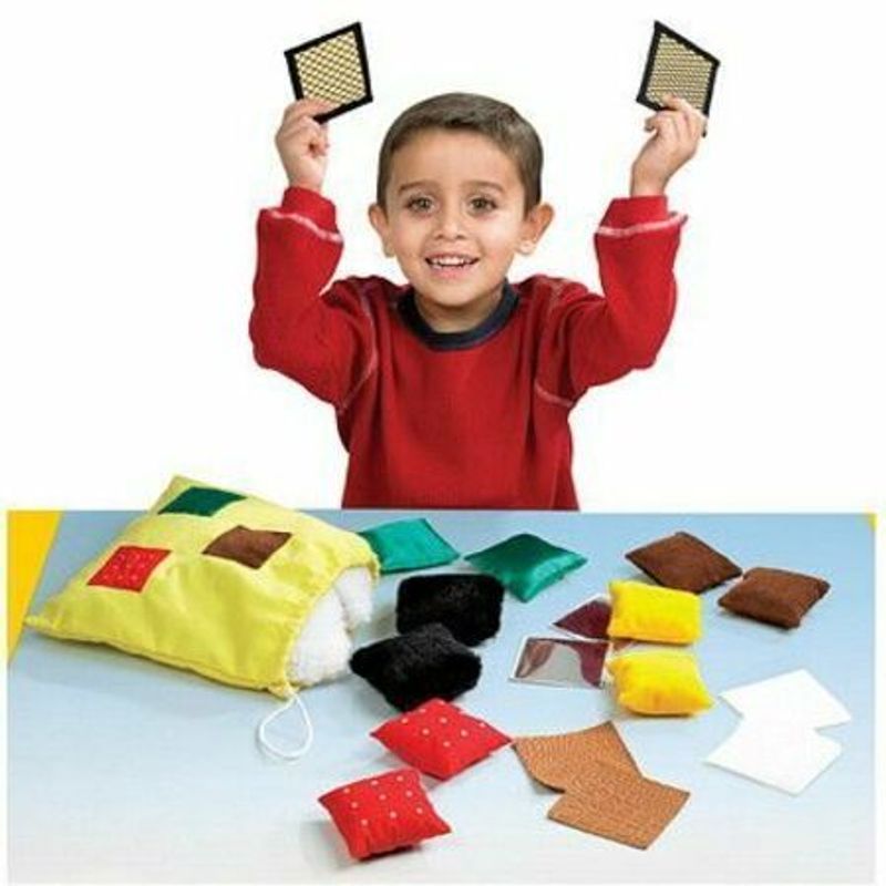 картинка Развивающая игрушка "Тактильные квадраты" (21 элемент) от магазина снабжение школ