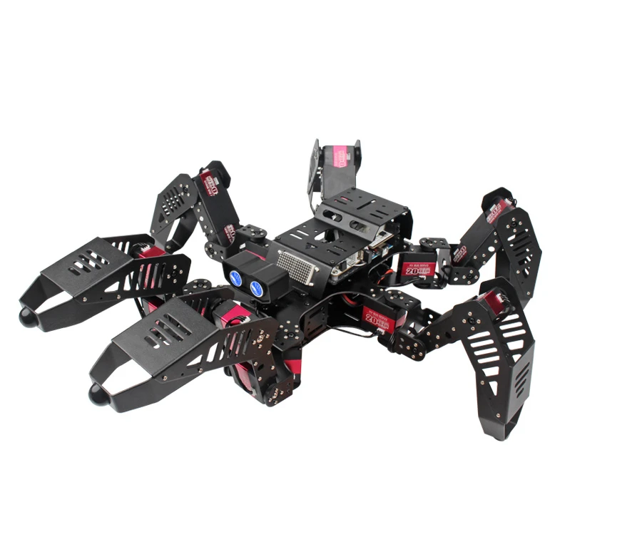 картинка Робототехнический набор для изучения многокомпонентных робототехнических систем. Расширенный комплект "РобоПаук базовый" на Arduino от магазина снабжение школ