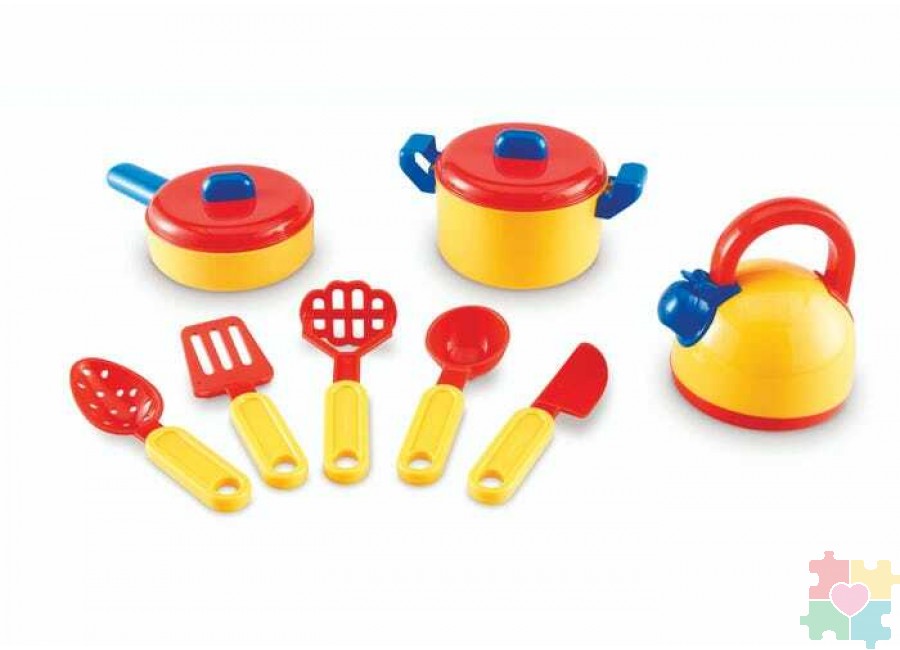 картинка Развивающая игрушка посуда "Готовим вкусно"  (серия Pretend & Play, 10 элементов) от магазина снабжение школ