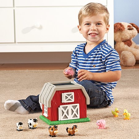 картинка Развивающая игрушка  "Найди и спрячь. Ферма" (9 элементов) от магазина снабжение школ
