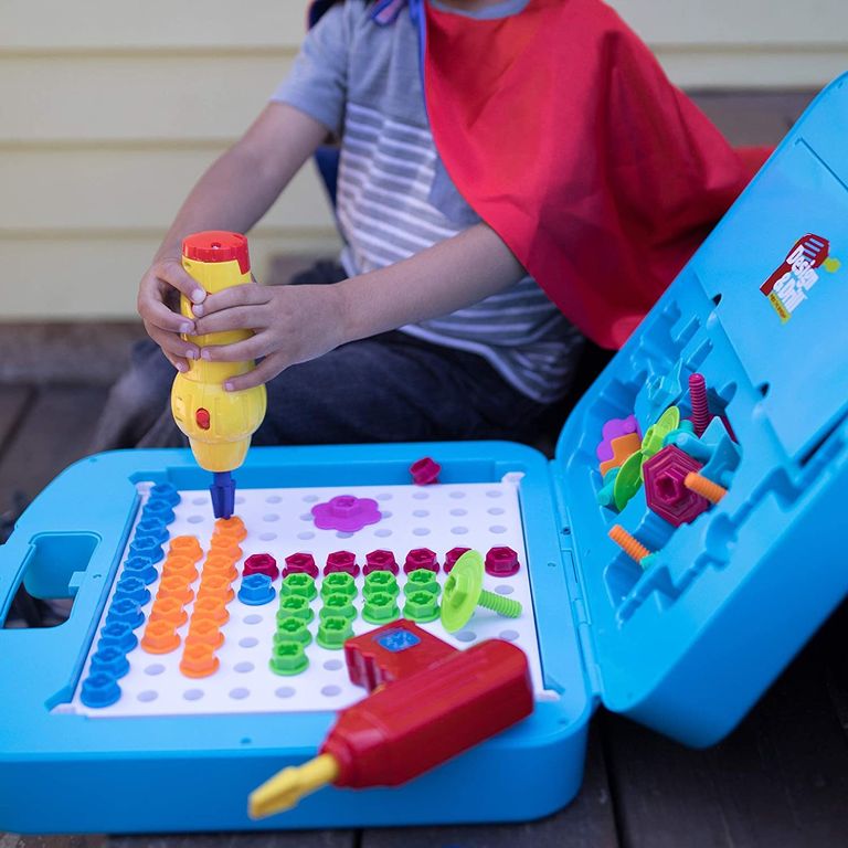 картинка Развивающая игрушка "Закручивай и учись. Большой чемоданчик"  (125 элементов) от магазина снабжение школ