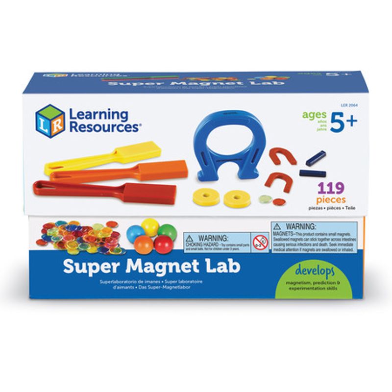 картинка Развивающая игрушка "Моя первая лаборатория. Магнитный супер сет" (119 элементов) от магазина снабжение школ