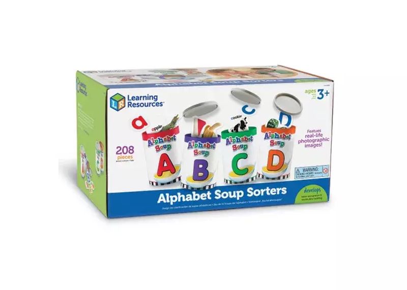 картинка Развивающая игрушка "Суп из английского алфавита" (26 элементов) от магазина снабжение школ