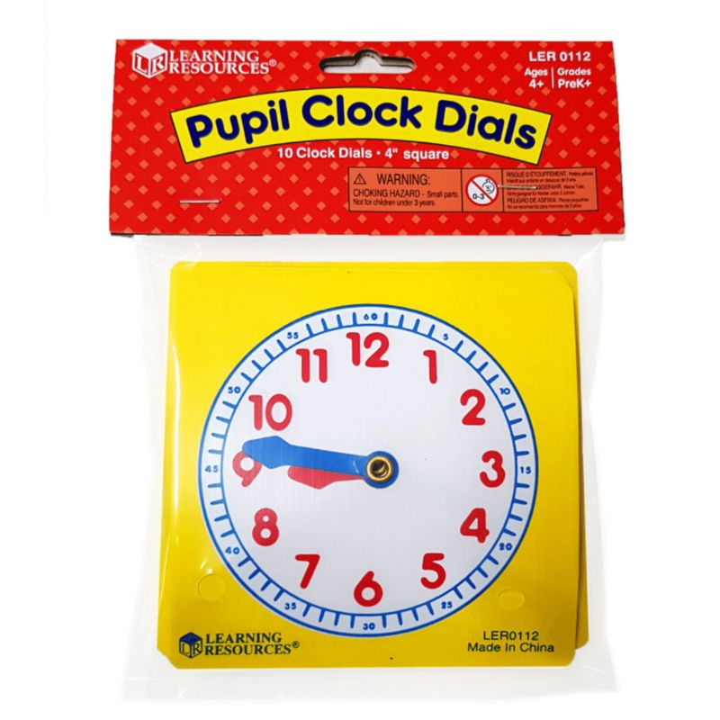 картинка Развивающая игрушка "Учимся определять время. Циферблаты"  (10 элементов) от магазина снабжение школ