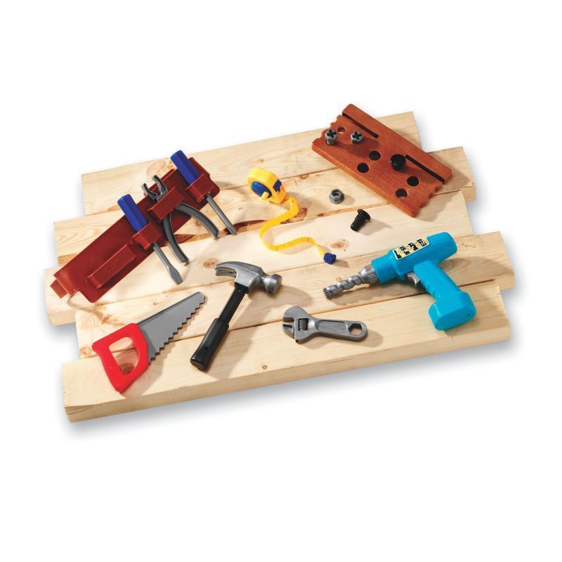 картинка Игрушечные рабочие инструменты с дрелью (серия Pretend & Play, 20 элементов) от магазина снабжение школ