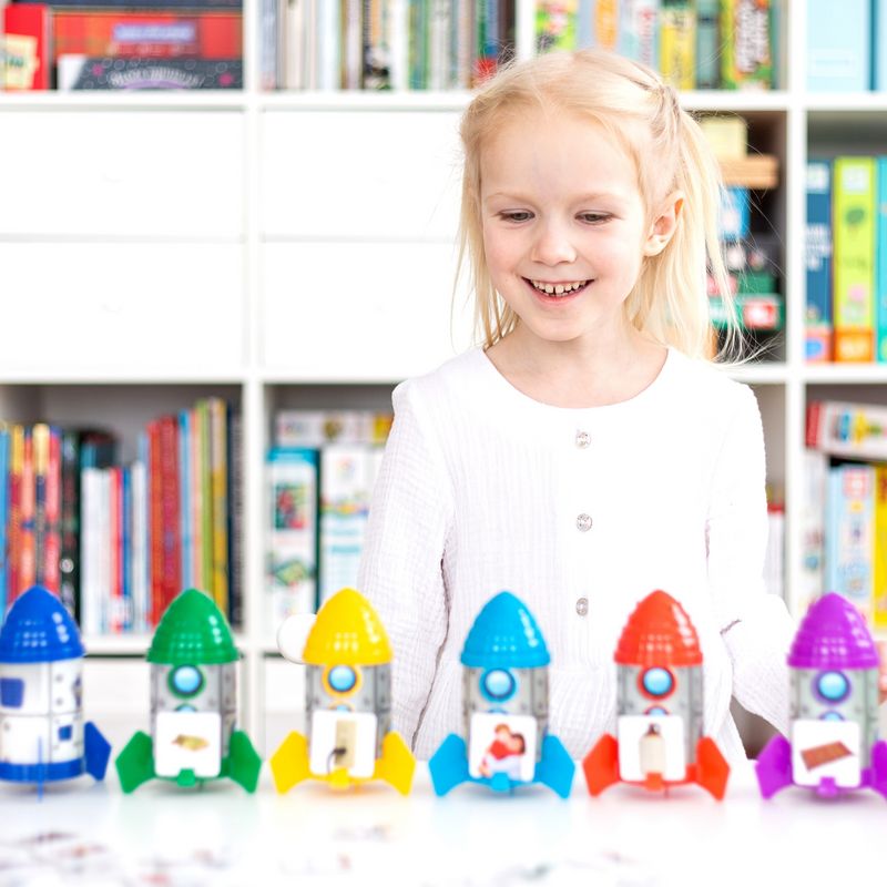 картинка Развивающая игрушка "Рифмуй и сортируй"  (88 элементов, англ.яз.) от магазина снабжение школ