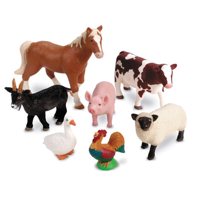 картинка Развивающая игрушка «Животные фермы» (7 элементов) от магазина снабжение школ