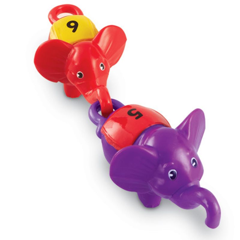 картинка Развивающая игрушка «Разноцветные слоны» (серия Snap-N-Learn, 10 элементов) от магазина снабжение школ