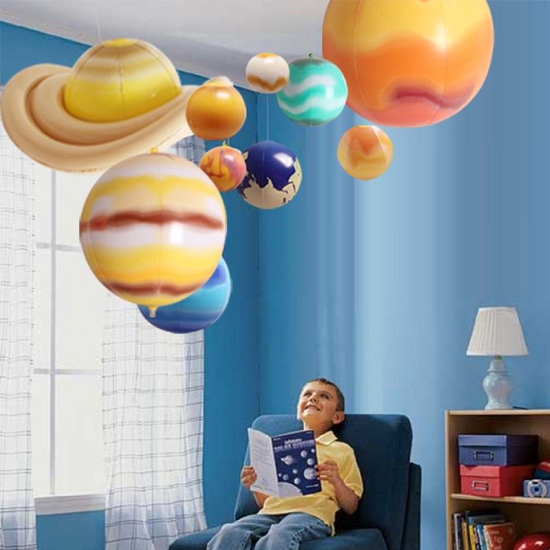 картинка Развивающая игрушка "Планеты солнечной Системы (надувная, 12 элементов) от магазина снабжение школ