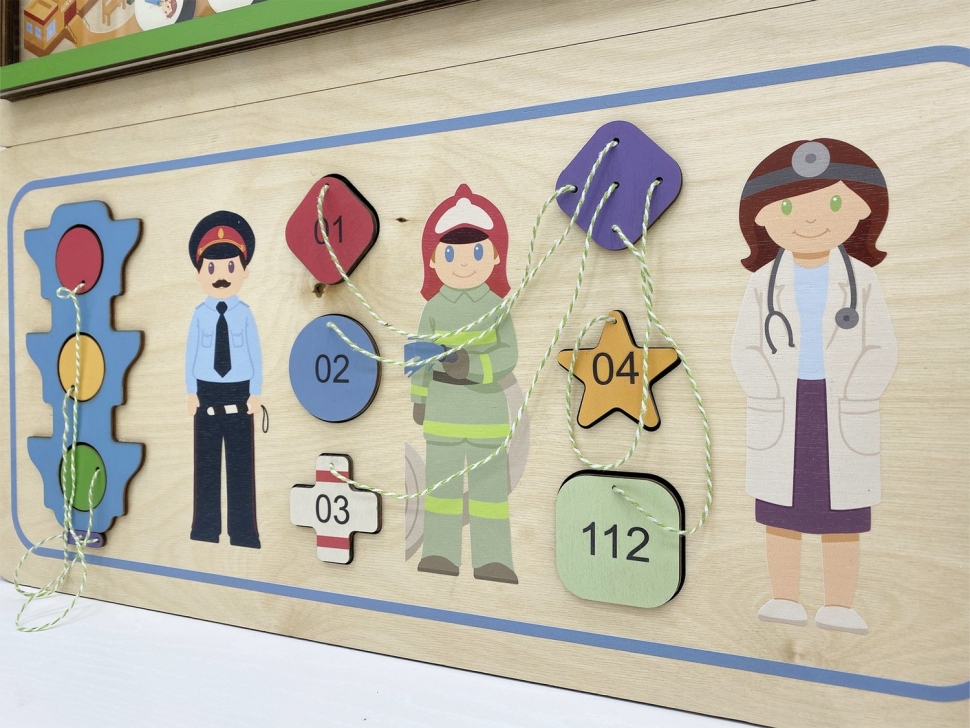 картинка «Азбука безопасности» - Дидактическая настенная панель от магазина снабжение школ