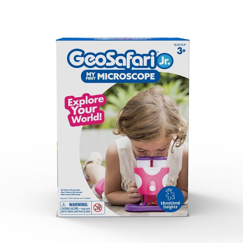 картинка ЕI-5112-P Игровой набор "Геосафари.Мой первый микроскоп,розовый" (1 элемент) от магазина снабжение школ