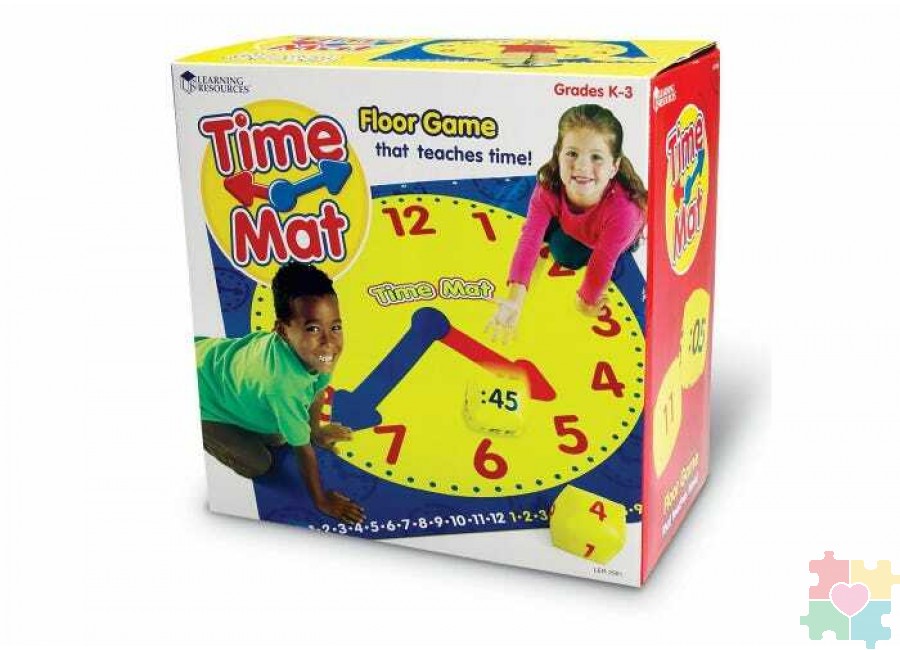 картинка Развивающая игрушка "Учимся определять время" (напольная, 25 элементов) от магазина снабжение школ